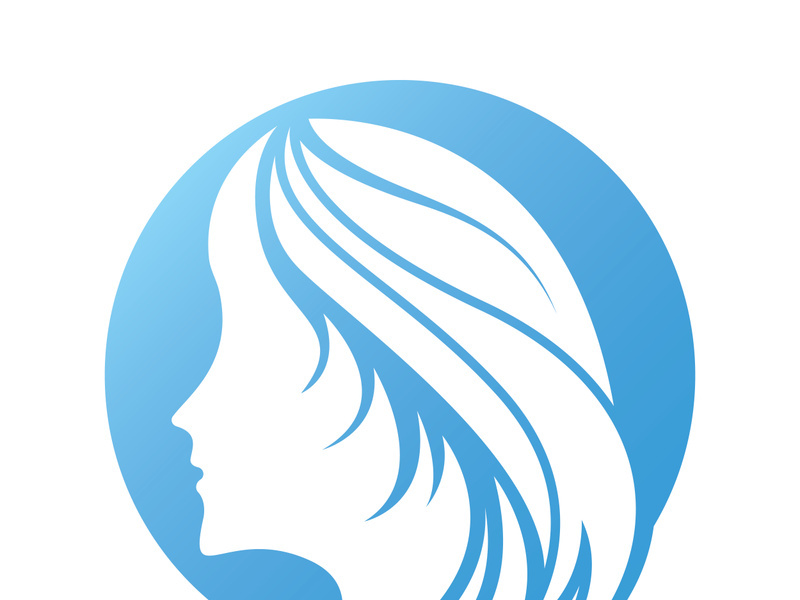 Women beauty, salon, spa, hair minimalist logo design inspiration