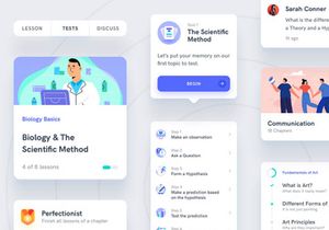 Online Course Education App Mobile Application UI Kit