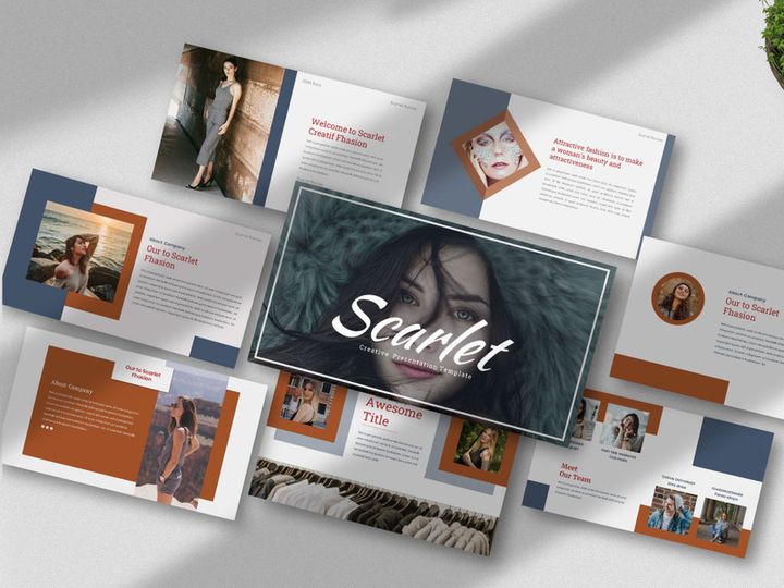 Scarlet - Creative Google Slides Template