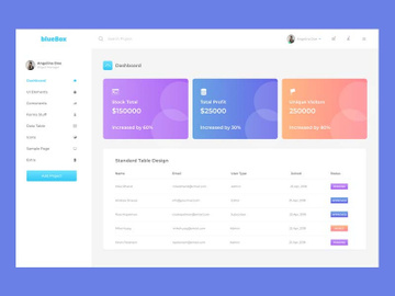 Admin Dashboard Template preview picture