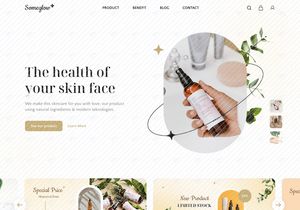Someglow - Skincare Landing Page
