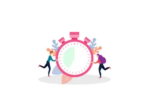 Time for Dating illustration concept