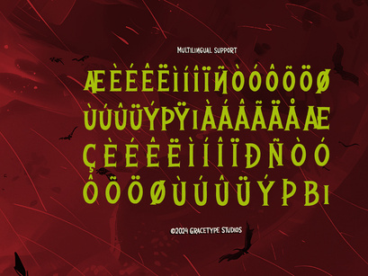 Gorgon Cursed | Horror Typeface