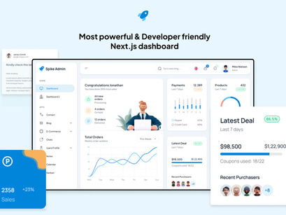 Spike NextJs Admin Dashboard Template