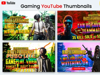 Gaming YouTube Thumbnails