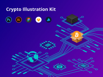 Crypto Illustration Kit preview picture