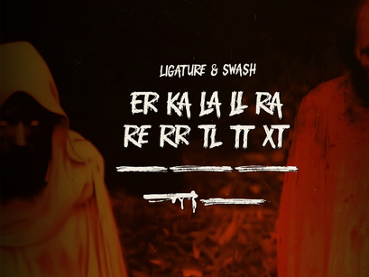 Last One Out | Display Horror Font