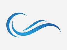 Water Wave symbol and icon Logo vector