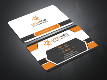 Corporate Business Card Design Template preview picture