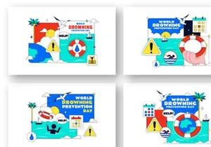10 World Drowning Prevention Day Illustration