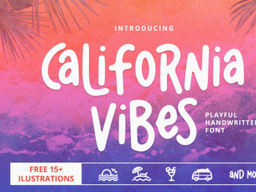 California Vibes - Playful Handwritten Font preview picture