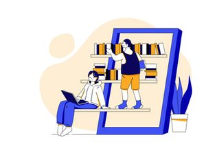 Online Study Illustrations