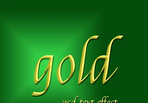 luxury gold text effect with 4 background color desgin design