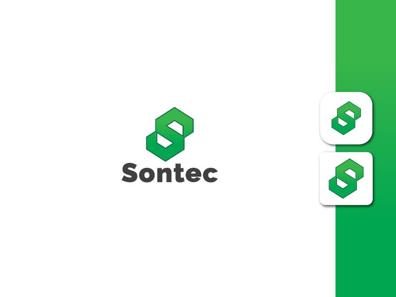 Letter s logo design - lettermark logo - app logo - gradient logo