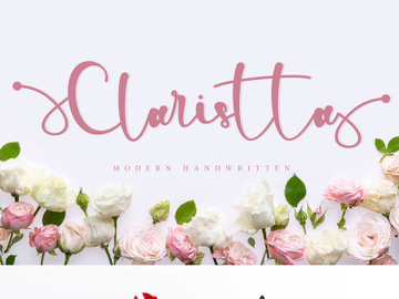 Claristta - Free Handwritten Font preview picture