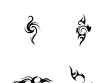 Tribal tattoos. Art tribal tattoo. Vector sketch of a tattoo. Idea for design