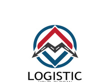 logistics logo icon illustration vector design  distribution symbol  delivery of goods  economy  finance