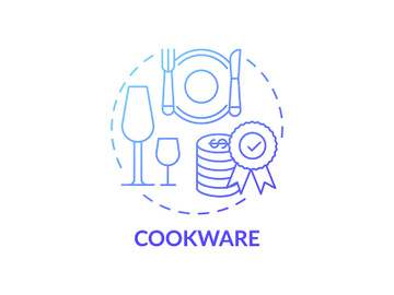 Cookware concept icon preview picture