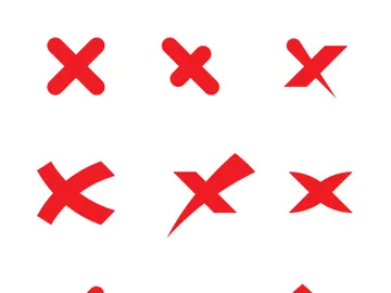 X Letter Logo Template vector icon preview picture