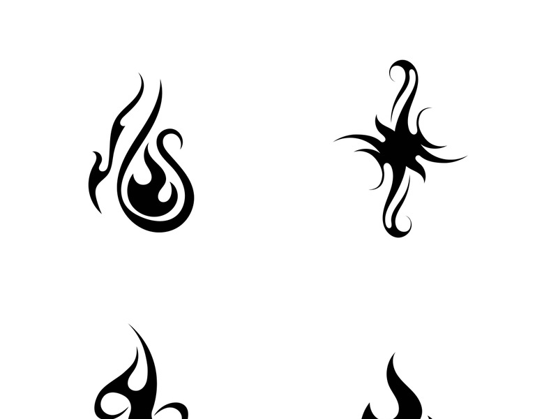 Tribal tattoos. Art tribal tattoo. Vector sketch of a tattoo. Idea for design
