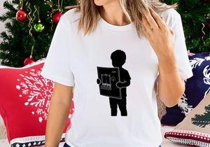 Child Holding Artwork with Shamrock