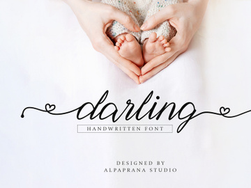 Darling - Handwritten Font preview picture