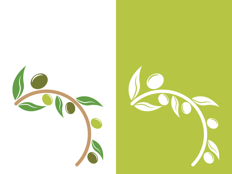 olive icon vector illustration design template