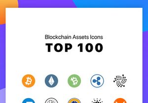 100 Blockchain Assets Icons - Freebies