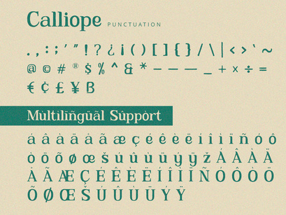 Calliope - Serif Font