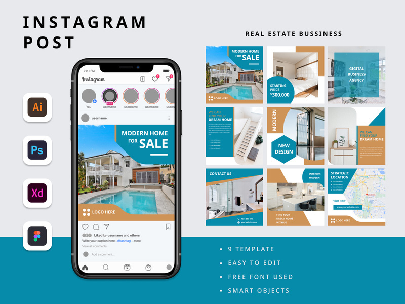 Instagram Post Real Estate