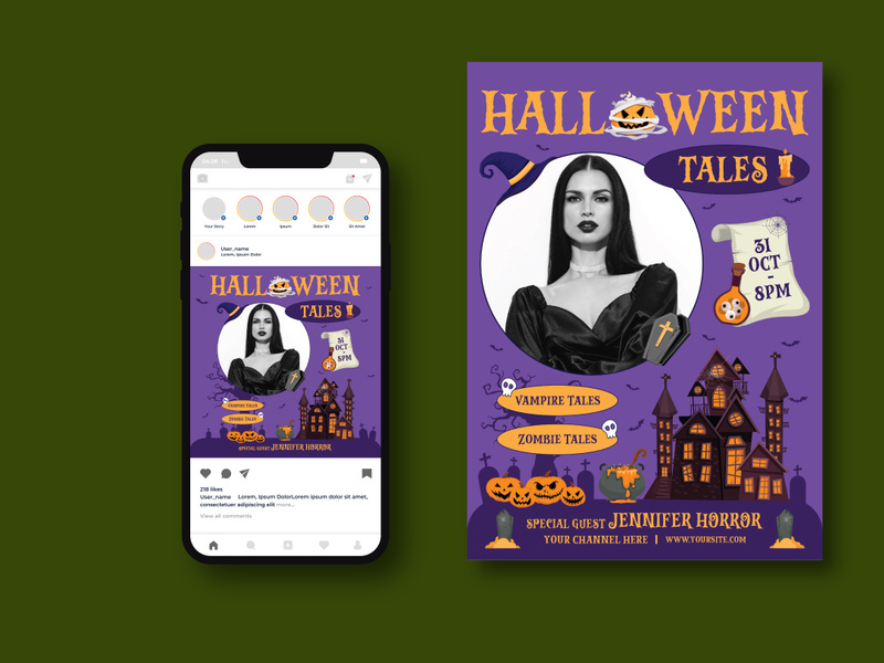 Halloween Tales Flyer