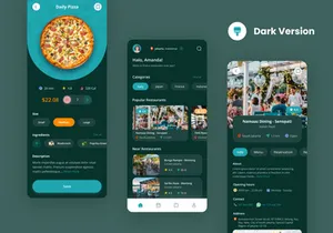 Foodor v1.0 - Food & Restaurant App UI Kit