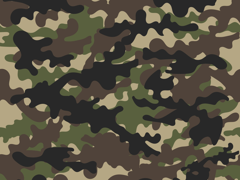 Army military illustration design