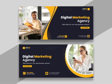 Digital Marketing Facebook Cover Banner Ver-12 preview picture