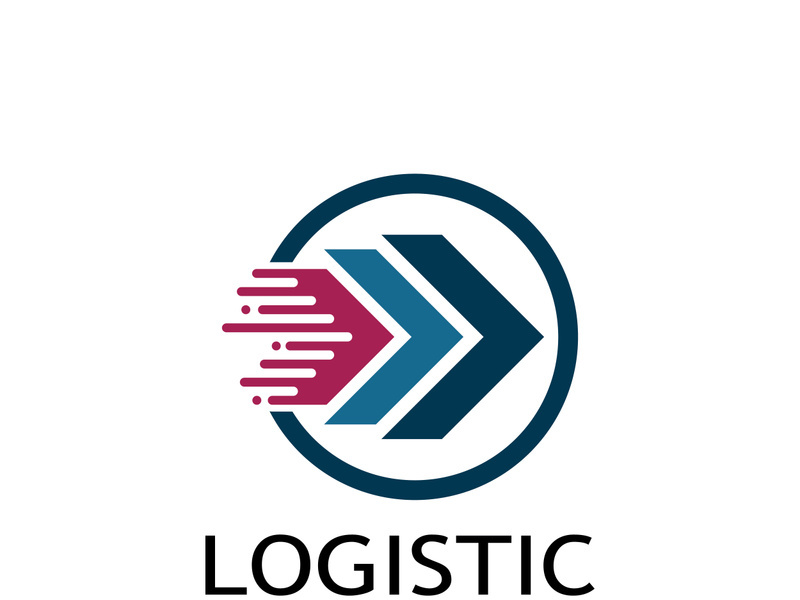 logistics logo icon illustration vector design  distribution symbol  delivery of goods  economy  finance