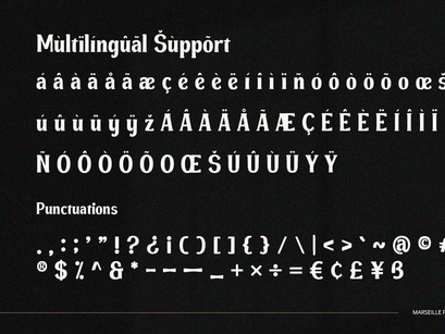 Marseille - Serif Font