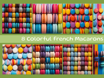 Colorful French Macarons preview picture
