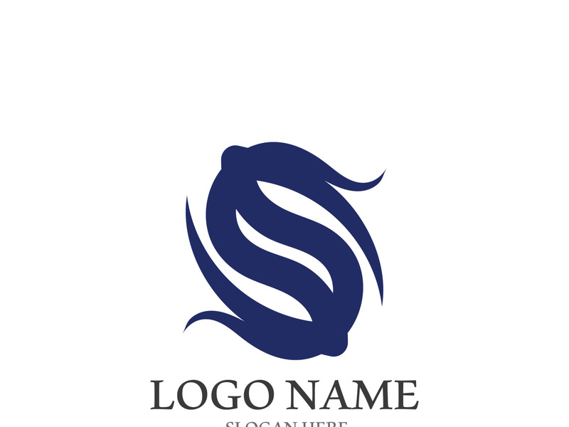 Business corporate S letter logo design vector