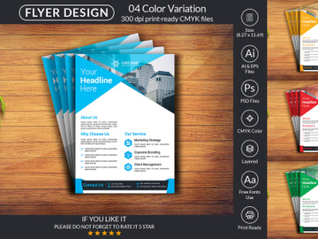 Professional Flyer Design Template preview picture