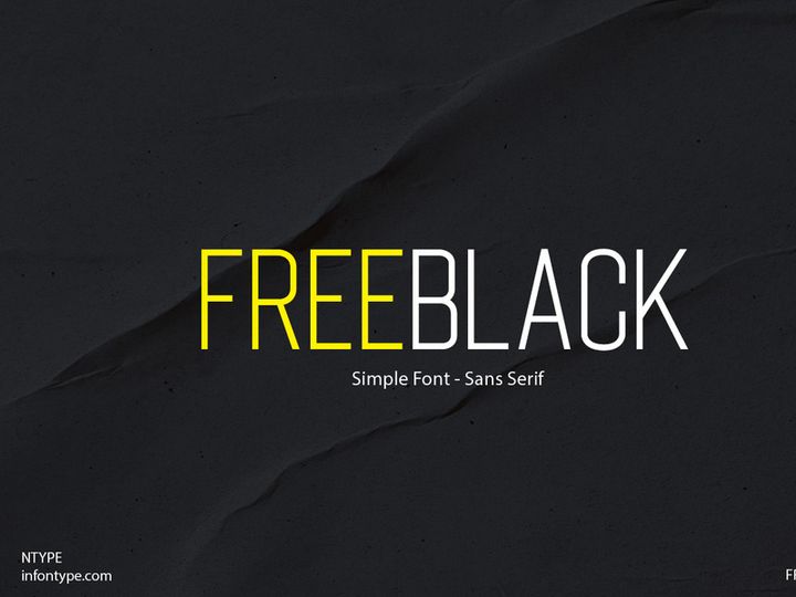 Freeblack Font by NTYPE
