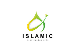 Mosque Logo, Vector Desain Template