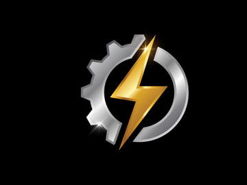 Electricity Logo template Lighting bolt sign symbol. preview picture