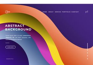 Abstract Background Dynamic Wave Colorful