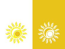 Sun vector illustration icon logo template design