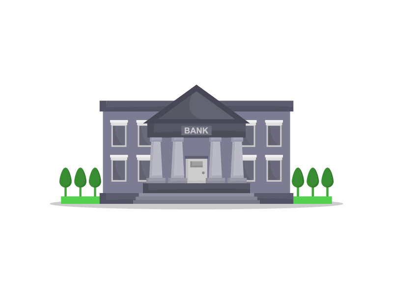 Illustrated bank