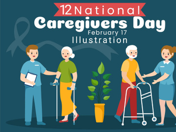 12 National Caregivers Day Illustration preview picture