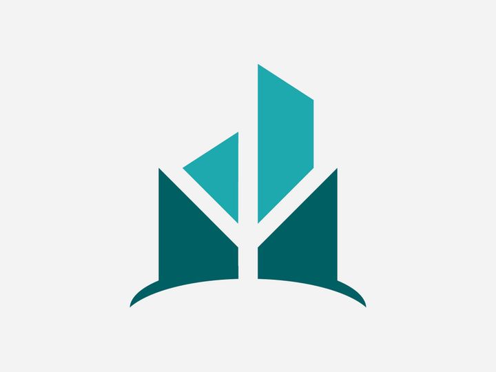 Buildings real estate logo vector