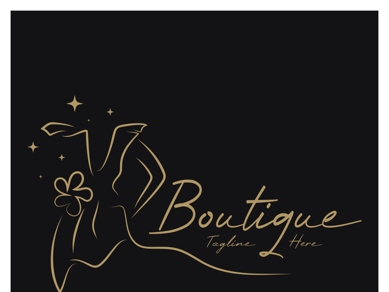 elegant women's fashion logo, clothing, boutique, convection, tailor, garment, business, apparel, fashion designer