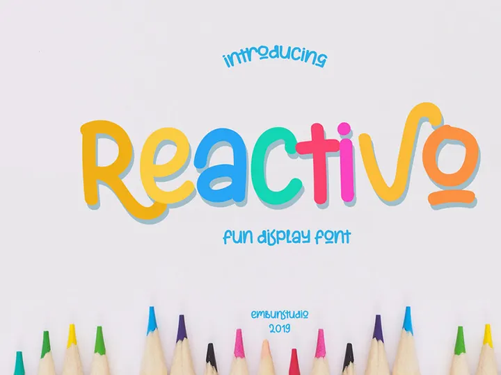 Reactivo Fun Display Font