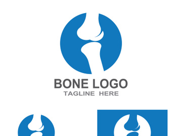 Bone logo design.logo for nursing, medical, orthopedic. preview picture